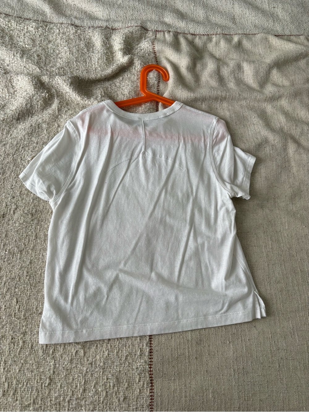 lululemon athletica White Cropped Crew Tee - Picture 3 of 3